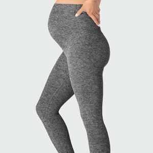 BEYOND YOGA Beyond the Bump Maternity Leggings Gray Small
